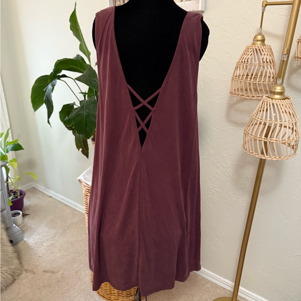 Audrey 3+1 plum colored dress